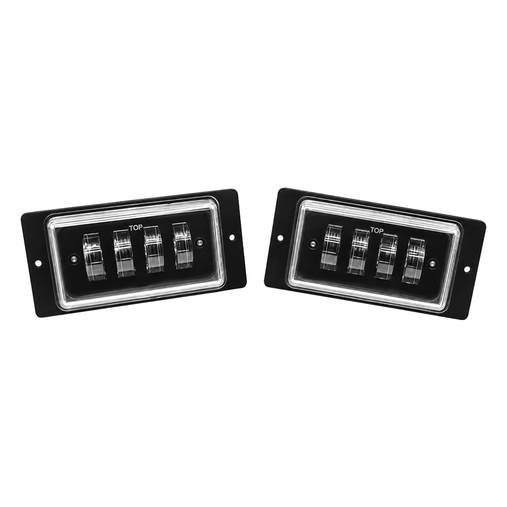Фара протитуманна ВАЗ 2110, 2111, 2112, 2113, 2114, 2115 LED 12-24V (4 лінзи 80W жовто-біле світло) (MRT)