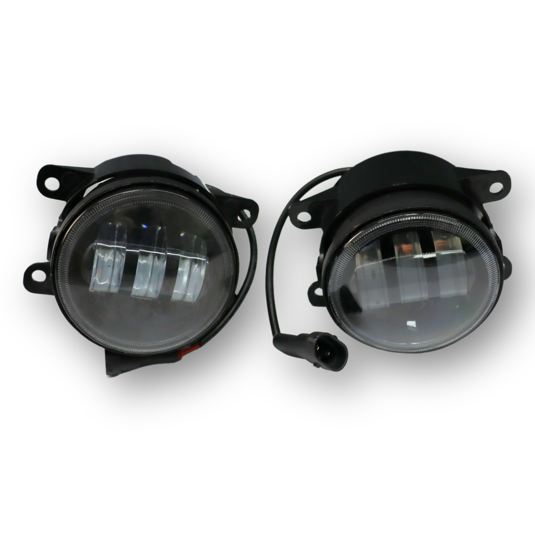 Фара универсальная диодная  LED   (3 линзы 60W диаметр 90мм )