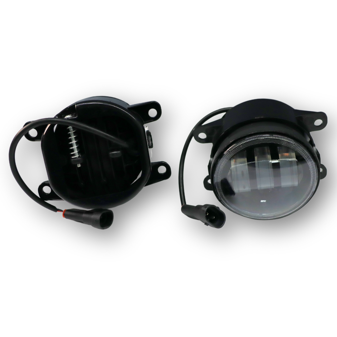 Фара универсальная диодная  LED   (3 линзы 60W диаметр 90мм )