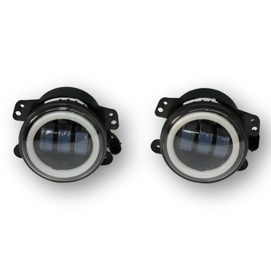 Фара универсальная диодная  LED   (3 линзы 60W ДХО диаметр 100мм )