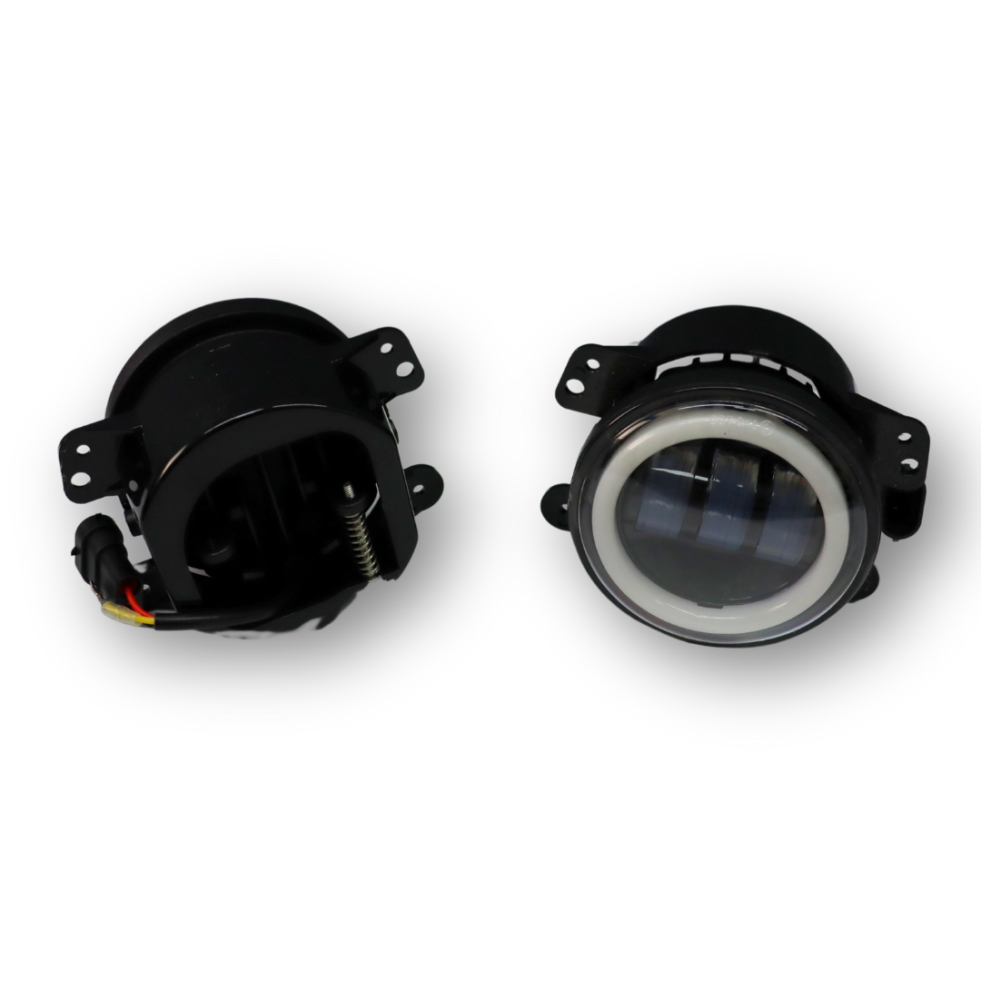 Фара универсальная диодная  LED   (3 линзы 60W ДХО диаметр 100мм )