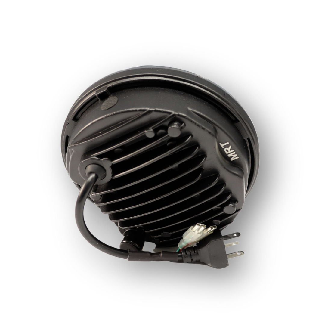 Фара универсальная диодная  LED   ( 55W ближний + дальний + габарит + поворот )