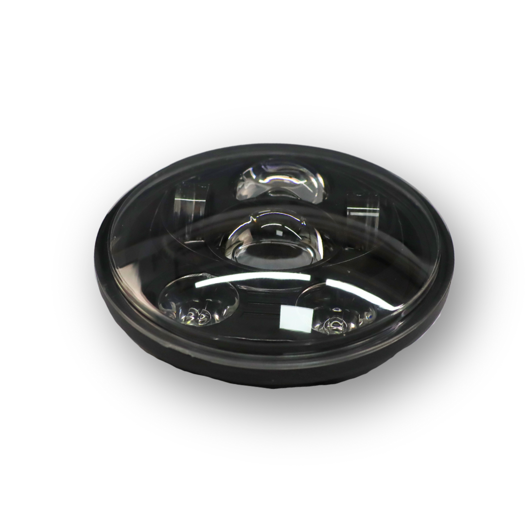 Фара универсальная диодная  LED   ( 55W ближний + дальний)