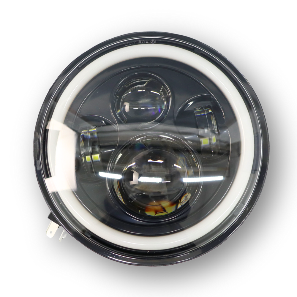 Фара универсальная диодная  LED   (60W ближний + дальний + габарит + поворот)