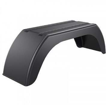 Крыло для легкового прицепа DOMAR B=160мм*550*175.пластик.