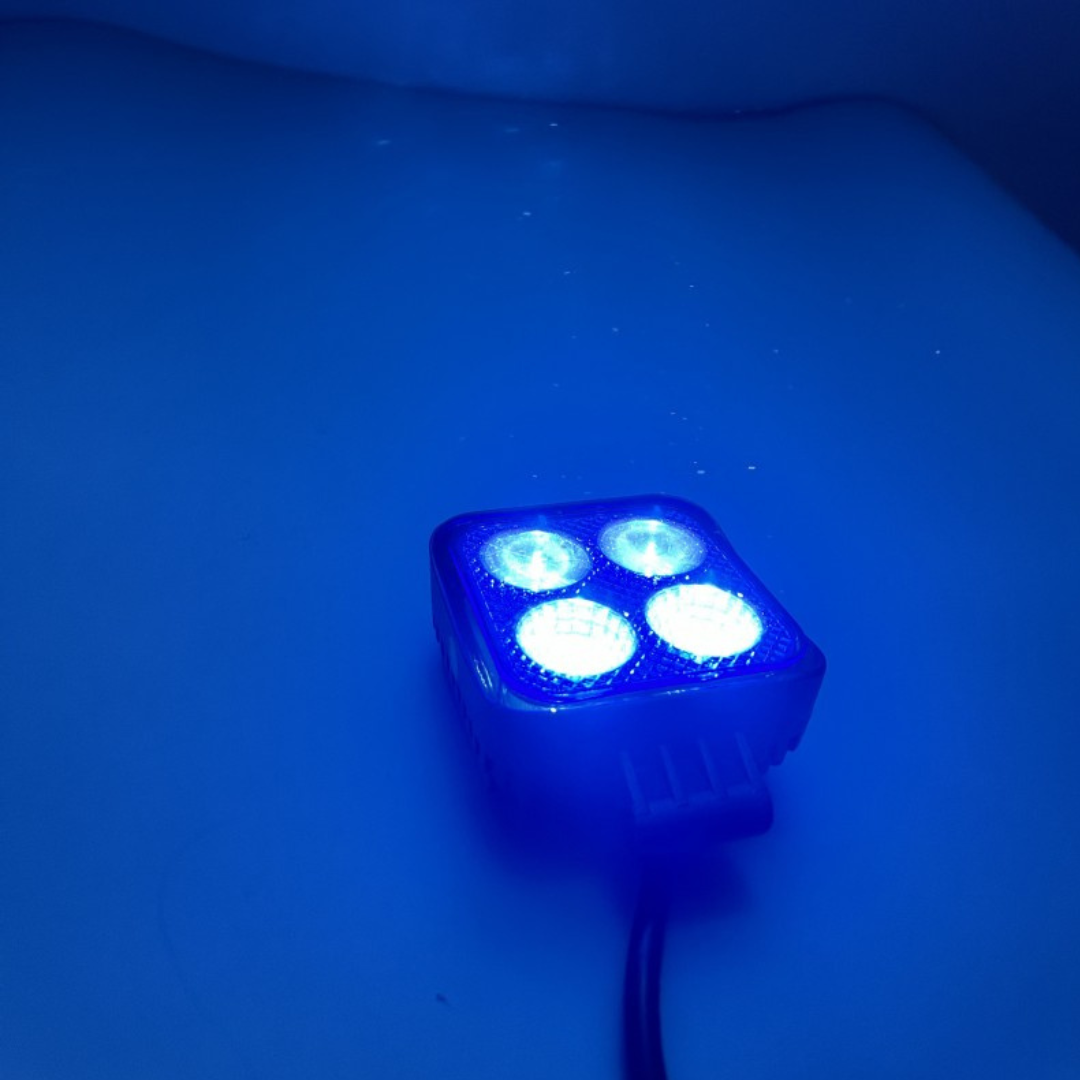 Рабочая фара синяя LED