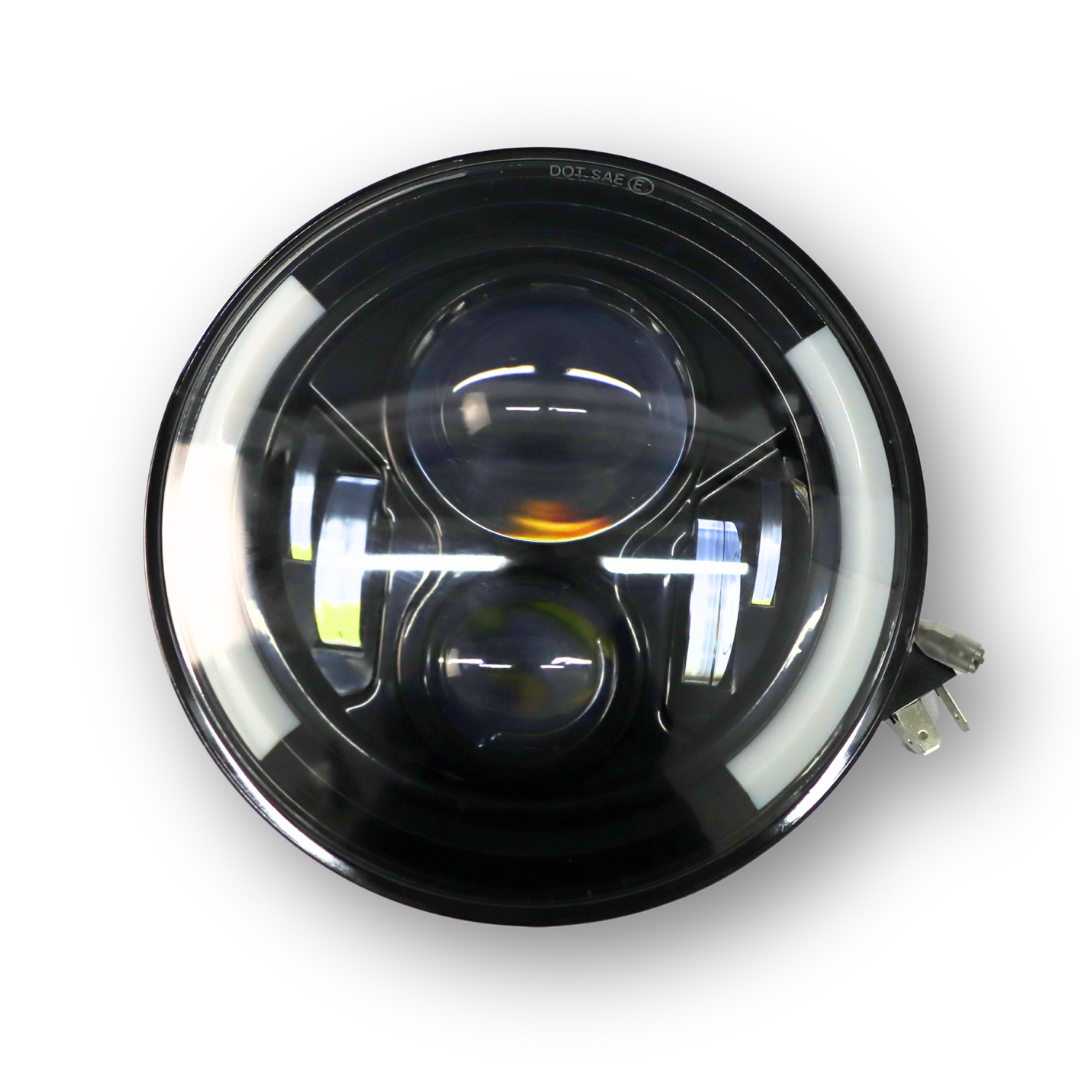 Фара универсальная диодная LED (80W ближний + дальний+ДХО) Фара универсальная диодная LED (80W ближний + дальний+ДХО)