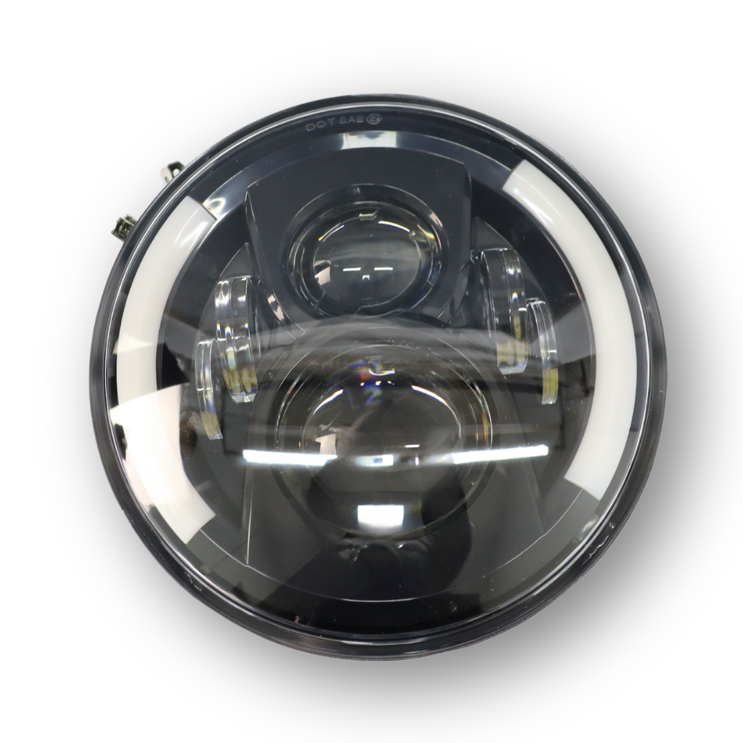 Фара универсальная диодная LED (80W ближний + дальний+ДХО) Фара универсальная диодная LED (80W ближний + дальний+ДХО)