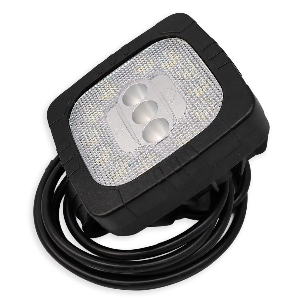 Фара универсальная LED 15 диодов 12\24V 101*101 \Horpol\