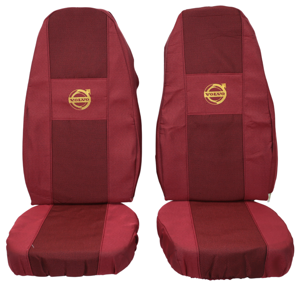 Чехол на сиденья VOLVO FH FM (2002-2013) (пилот) ST красный