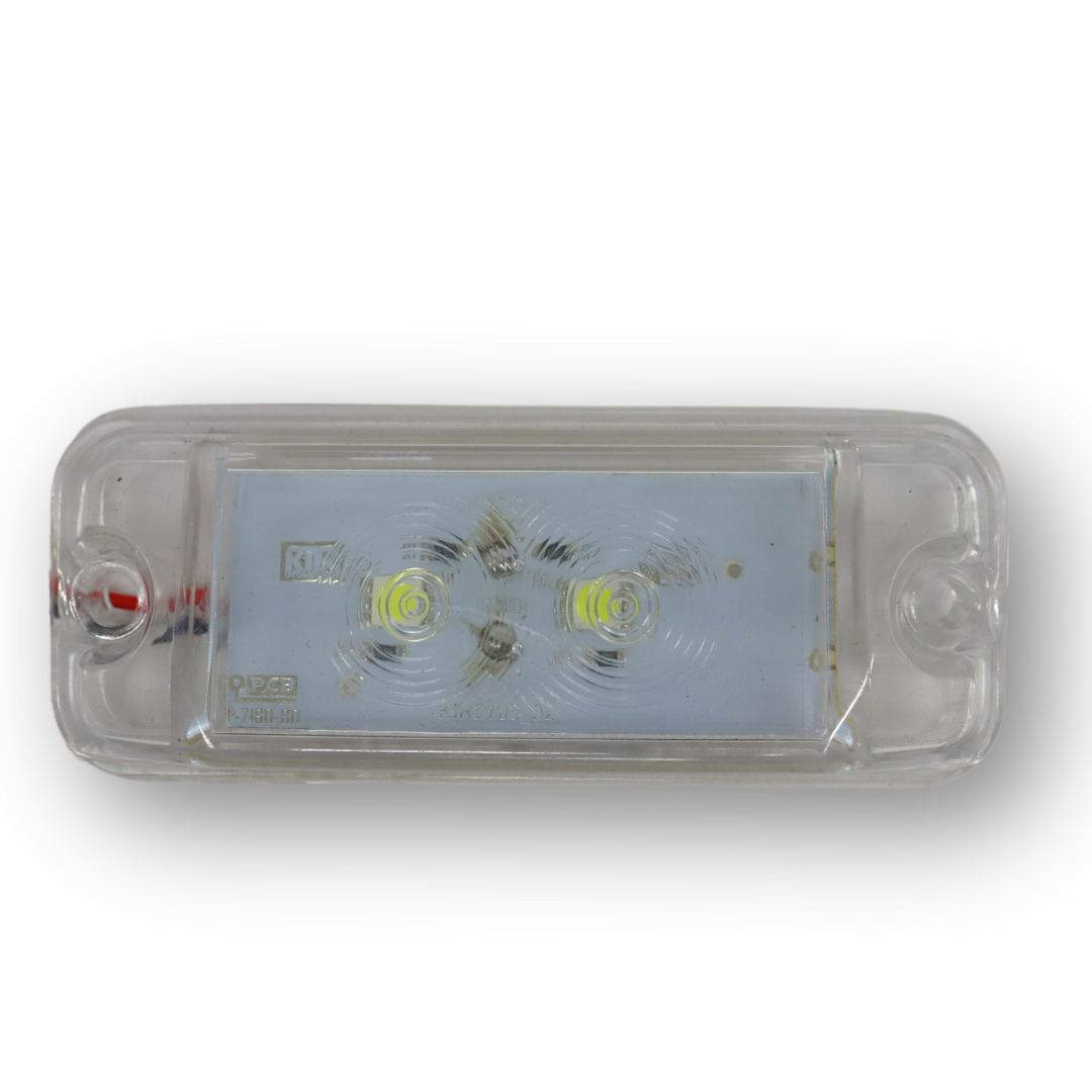 Фонарь габаритный диодный белый, 2 диода Фонарь габаритный диодный белый, 2 диода