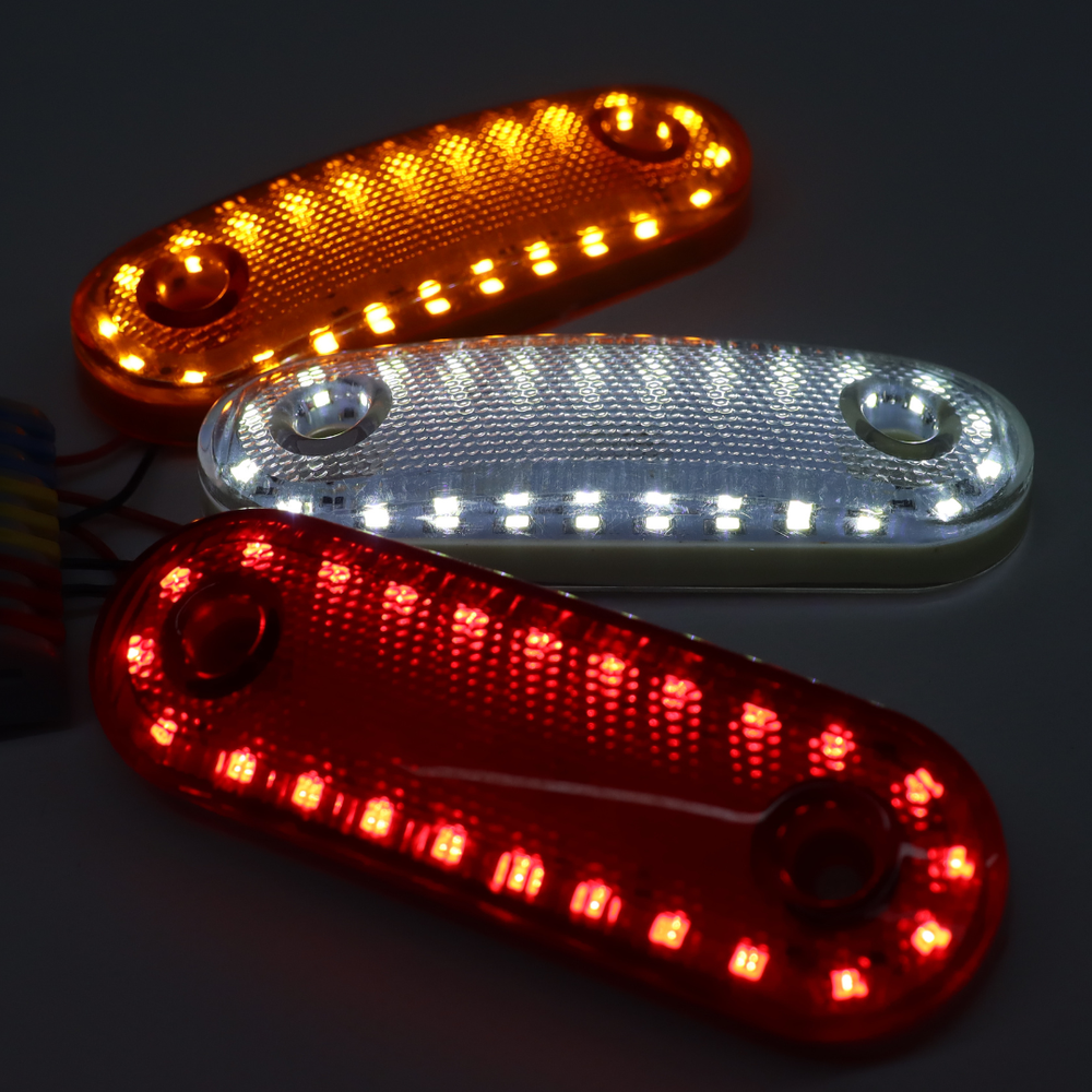 Ліхтар габаритний LED 24; білий; 12-24V Ліхтар габаритний LED 24; білий; 12-24V