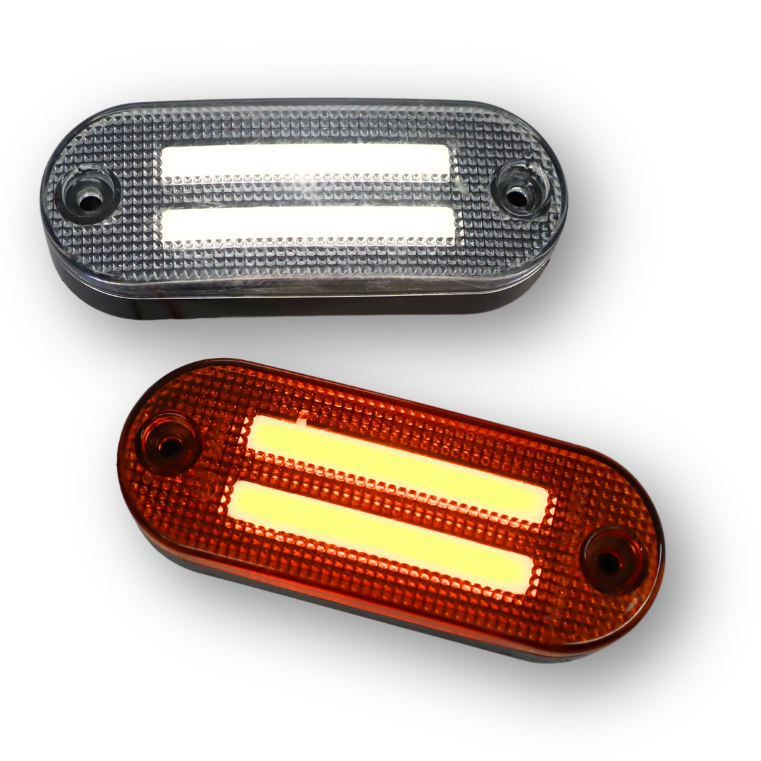 Ліхтар габаритний NEON 2-смуги жовтий 24V Ліхтар габаритний NEON 2-смуги жовтий 24V
