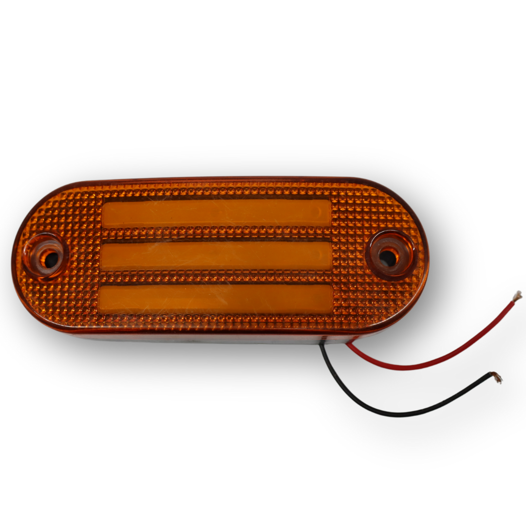 Ліхтар габаритний NEON 3-смуги жовтий 24V Ліхтар габаритний NEON 3-смуги жовтий 24V