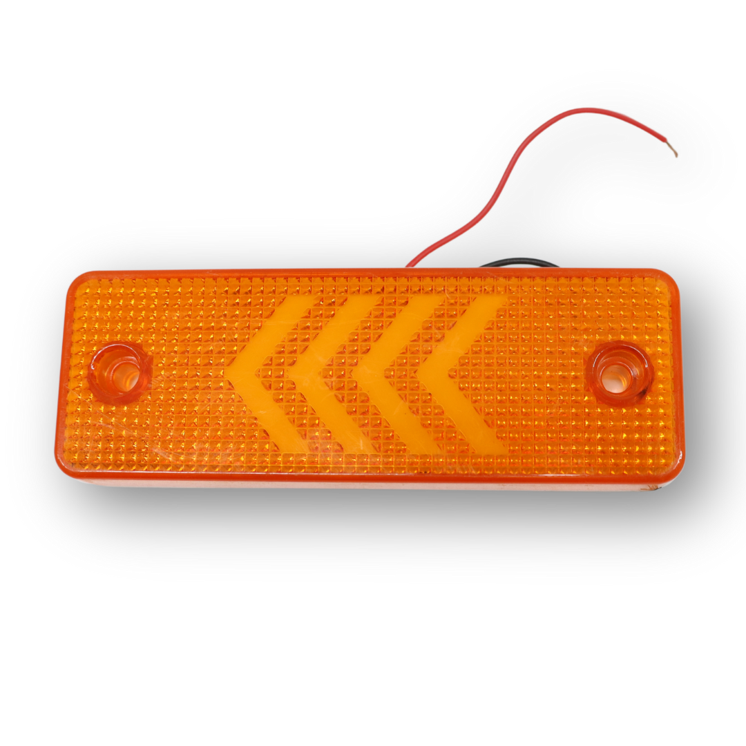 Фонарь габаритный NEON 4-стрелки желтый 24V