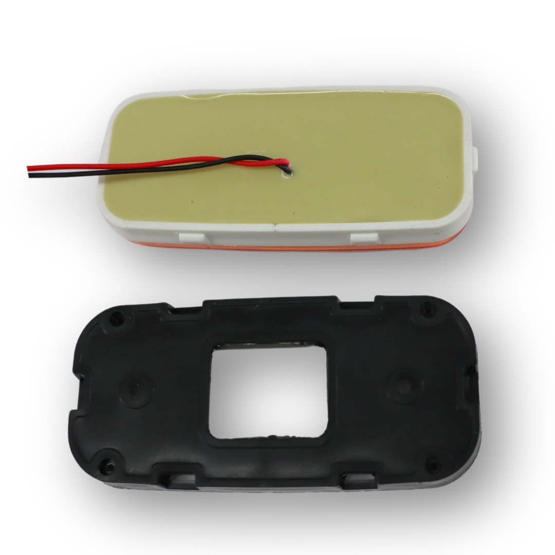 Фонарь габаритный NEON 20-диодов желтый с креплением 12\24V Фонарь габаритный NEON 20-диодов желтый с креплением 12\24V