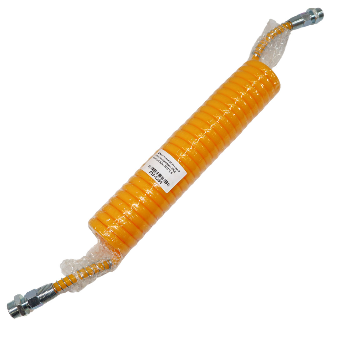 Шланг пневматический полиуретановый (PU) желтый 5,5м М22*1,5
