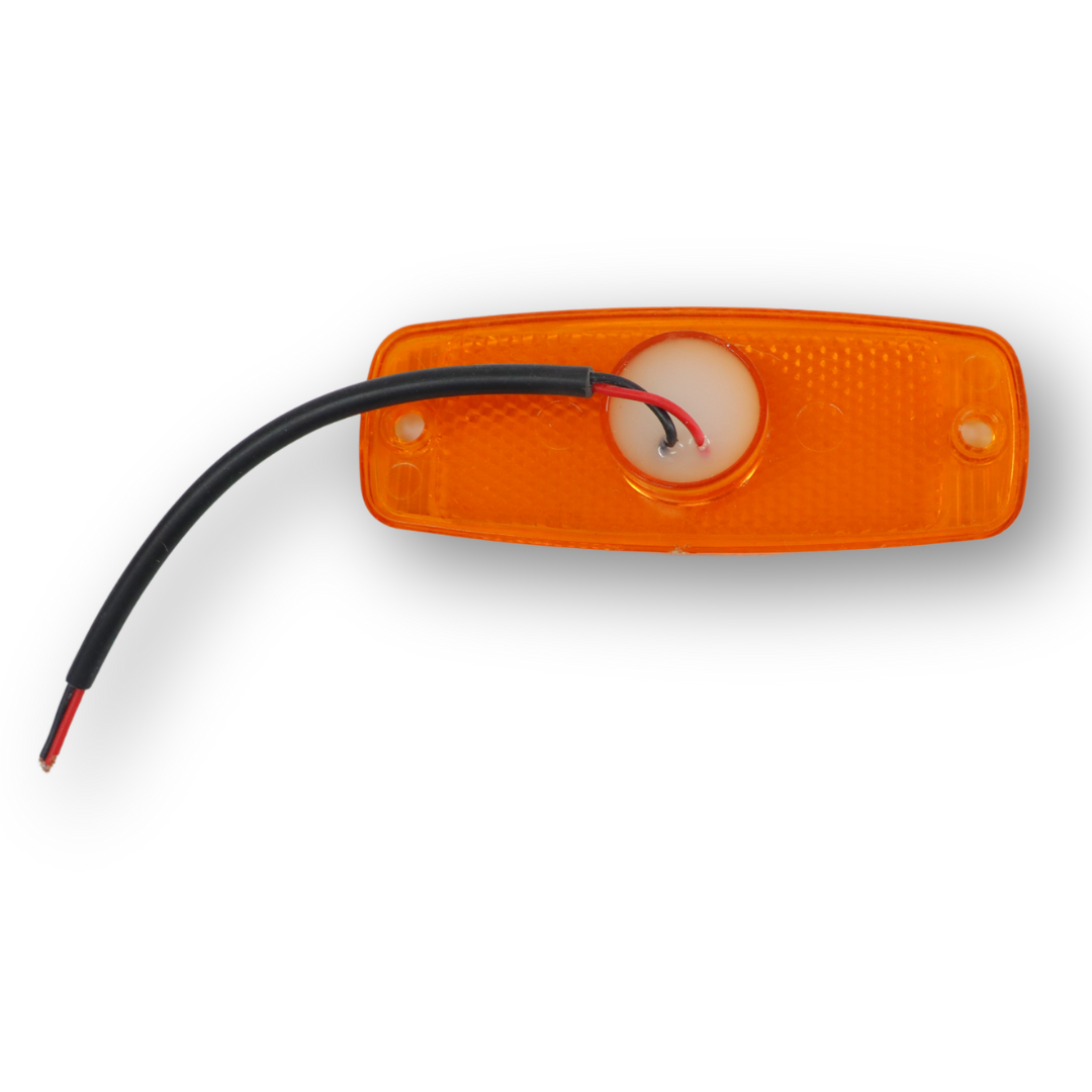 Фонарь габаритный LED желтый 24V (ISS)