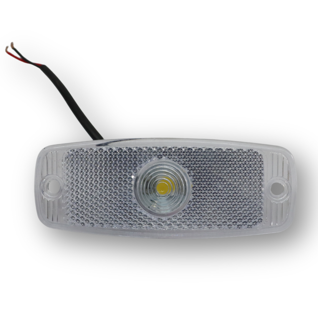 Фонарь габаритный LED белый 24V (ISS)