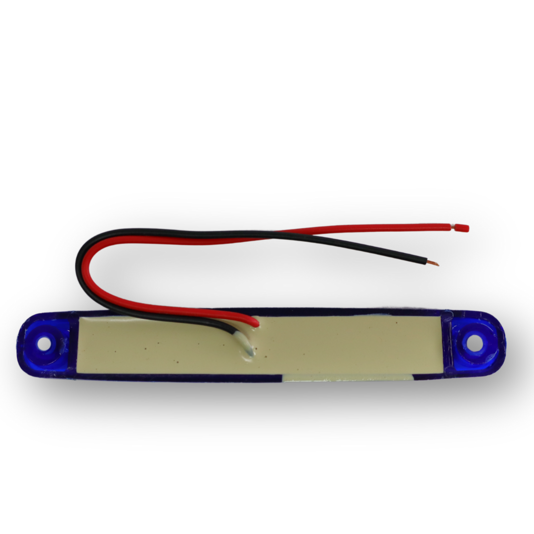 Фонарь габаритный LED 9; синий; 12-24V; 100*15 мм Фонарь габаритный LED 9; синий; 12-24V; 100*15 мм