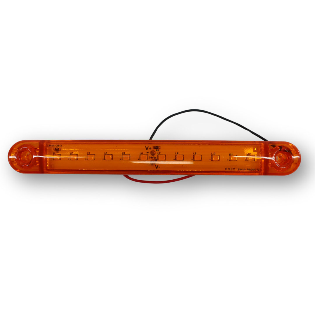 Фонарь габаритный LED 12 желтый 12\24V Фонарь габаритный LED 12 желтый 12\24V