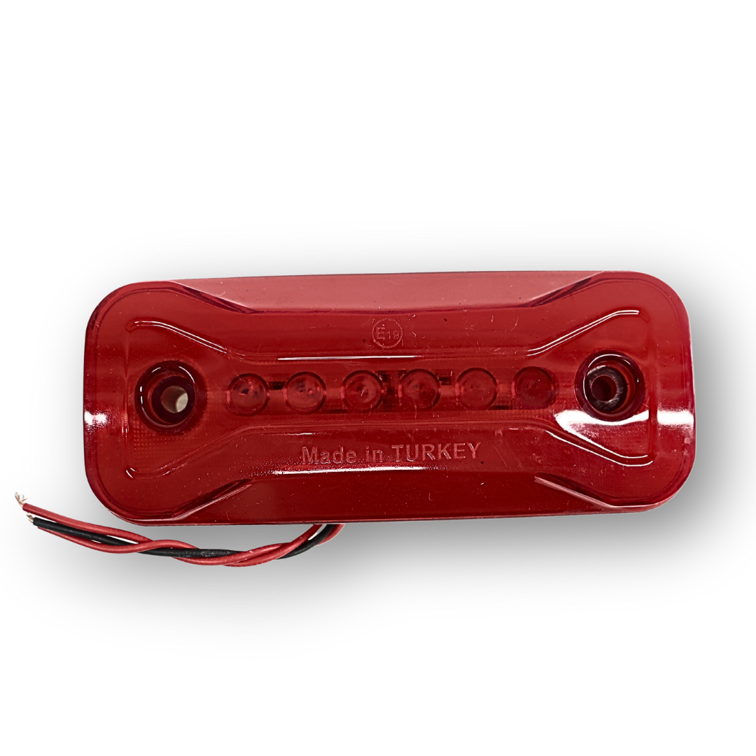 Фонарь габаритный с кронштейном; красный; LED 6; 24V (CERAY)