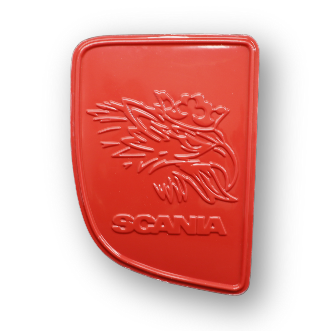 Фальш накладки червоні на бічні вікна спальника для SCANIA R; P; G 2005-2017; Уuro 3, 4, 5