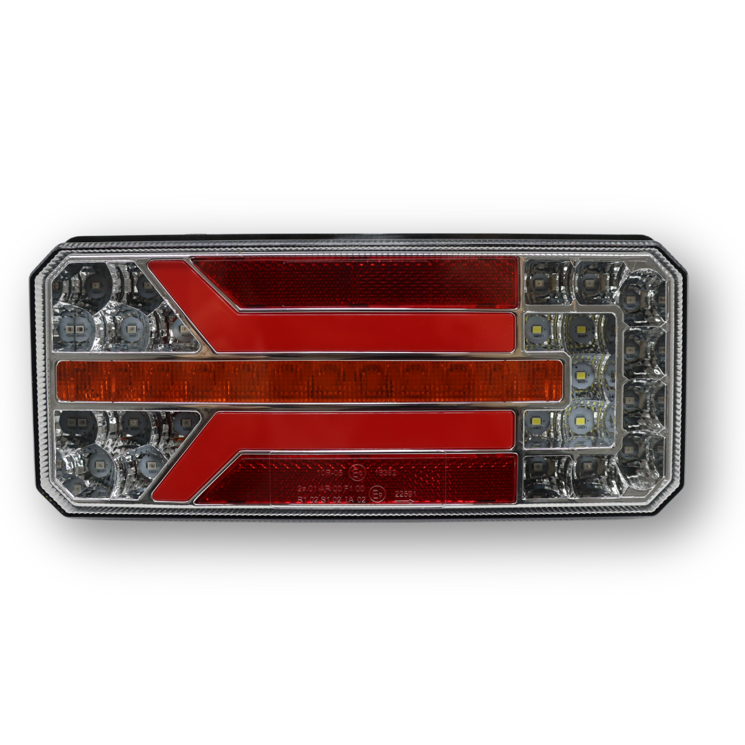 Фонарь задний диодный; динамический поворот (236х104х40 мм) Фонарь задний диодный; динамический поворот (236х104х40 мм)