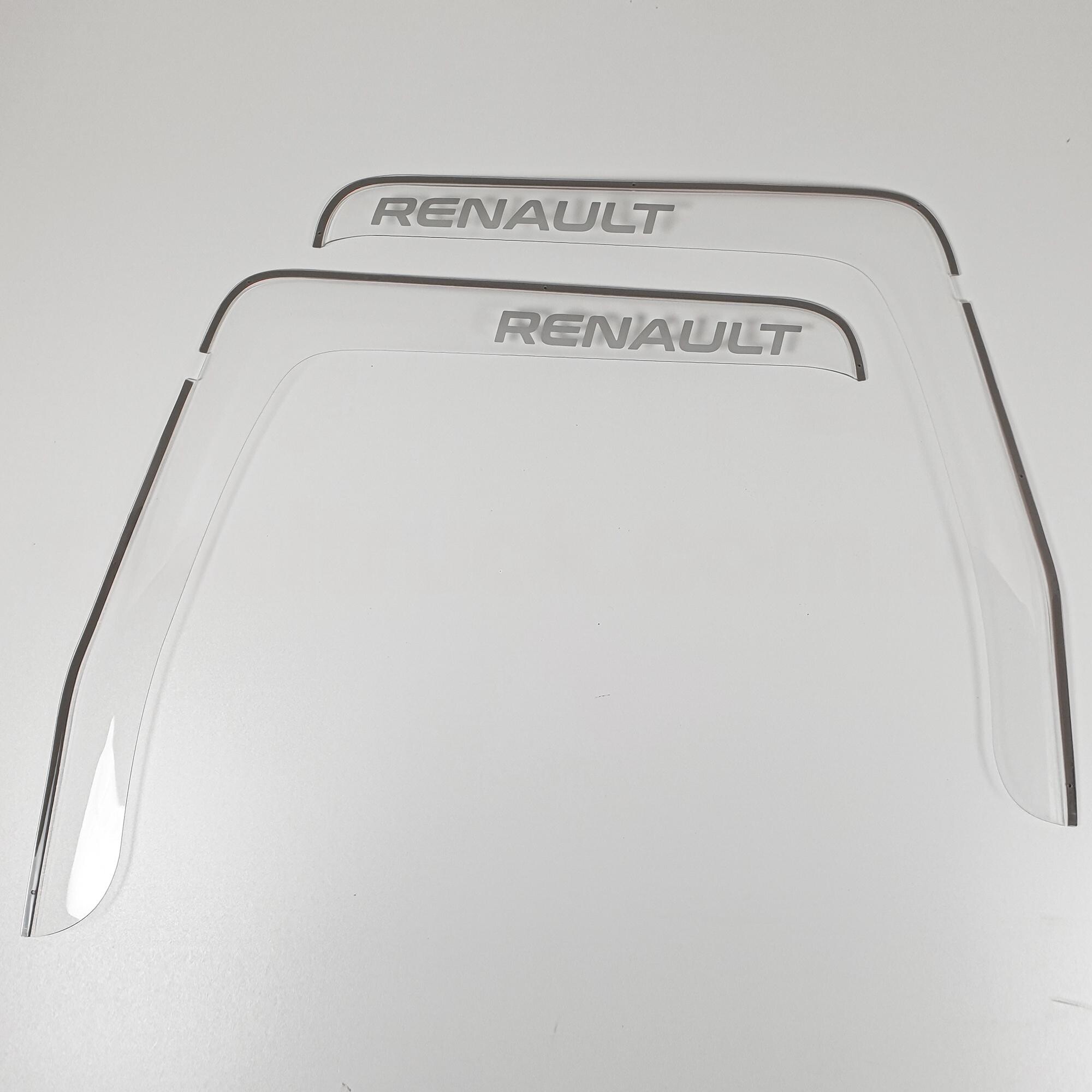 Ветровик RENAULT - Т \скотч\прозрачный\
