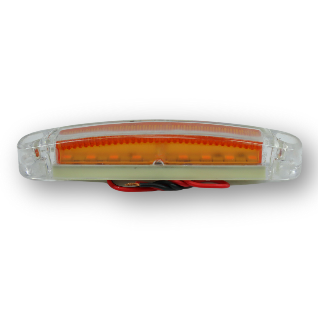 Фонарь габаритный LED  желтый 12-24V