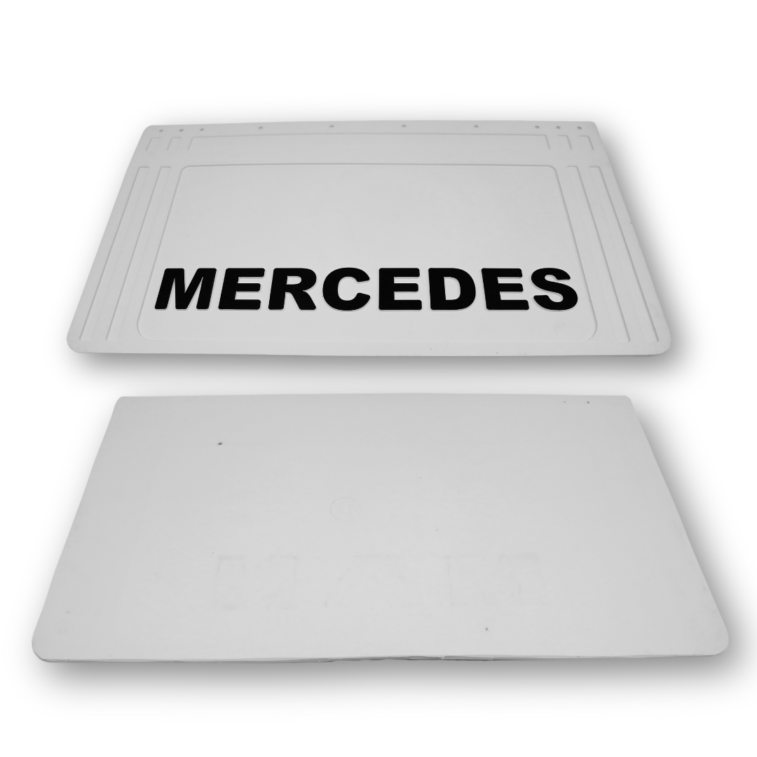 Брызговик тисненный MERCEDES 640 x 360 \белый\