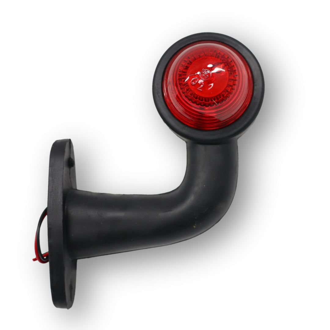 Фонарь габаритный рог; двухцветный; кривой; 13 см Фонарь габаритный рог; двухцветный; кривой; 13 см