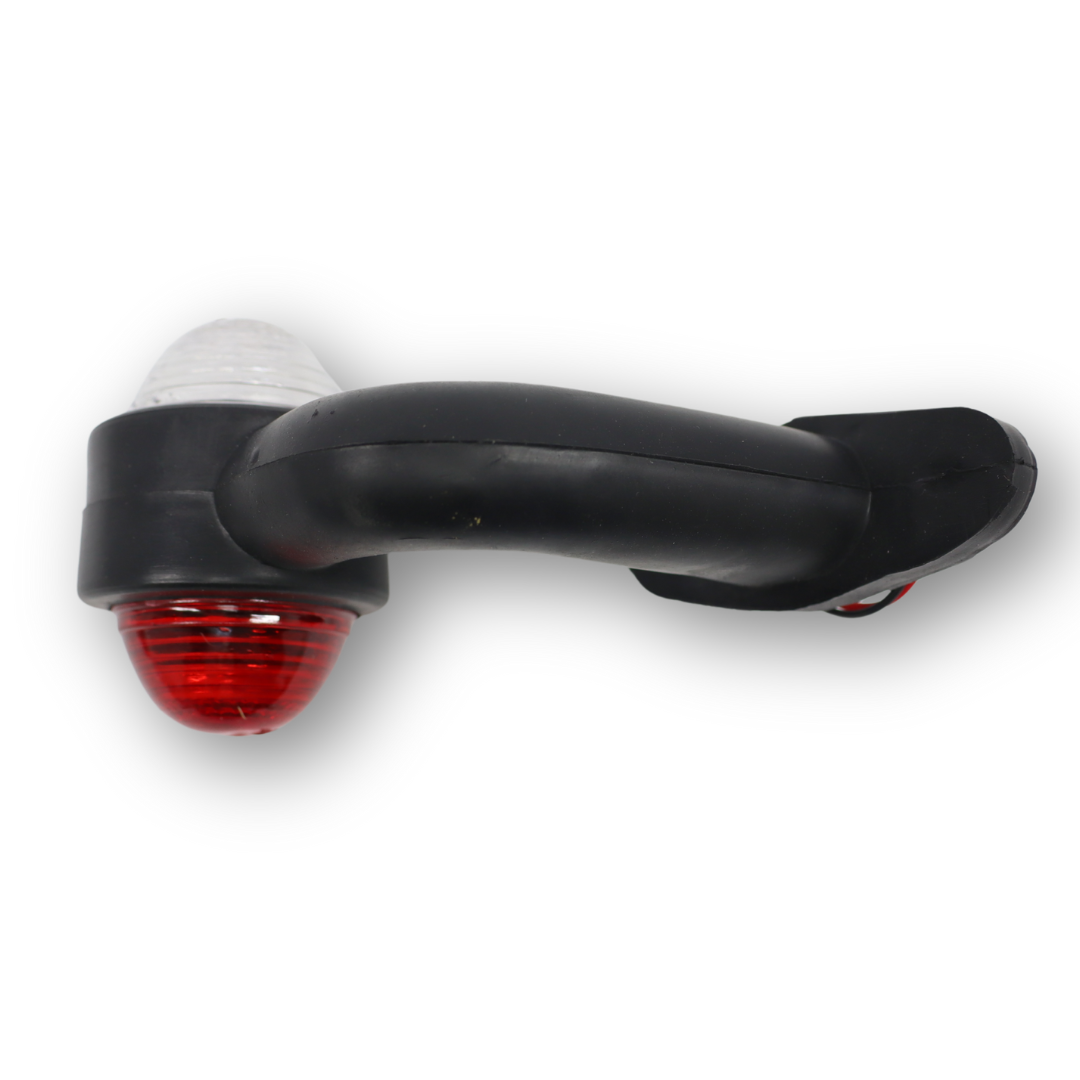 Фонарь габаритный рог; двухцветный; кривой; 13 см Фонарь габаритный рог; двухцветный; кривой; 13 см