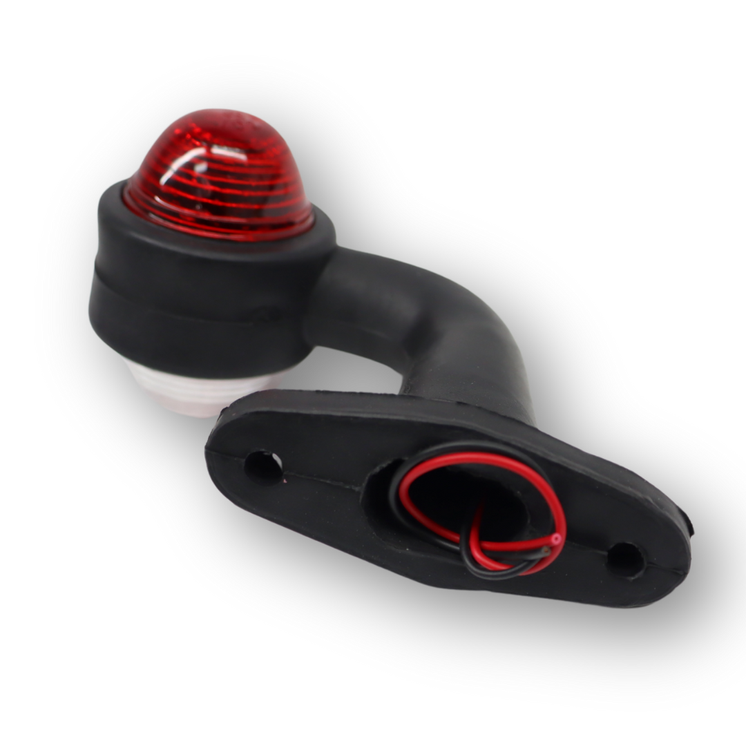 Фонарь габаритный рог; двухцветный; кривой; 13 см Фонарь габаритный рог; двухцветный; кривой; 13 см