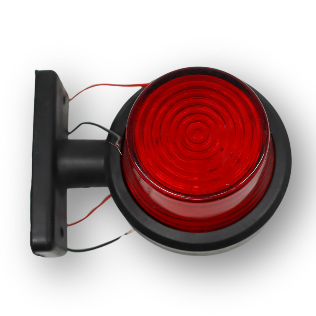 Фонарь габаритный рог; красно-белый (F.PLAS)