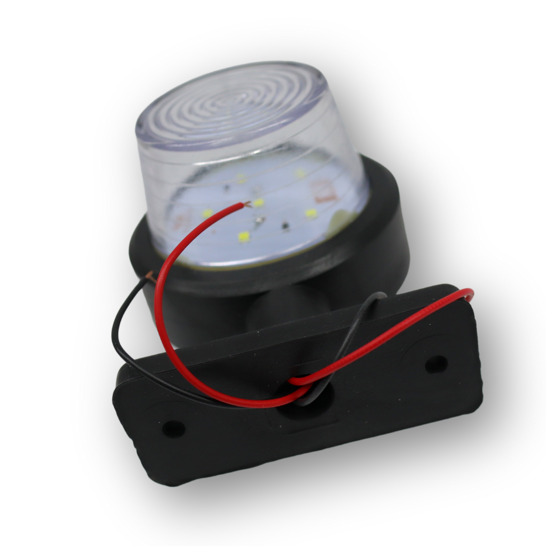 Фонарь габаритный рог; красно-белый (F.PLAS)