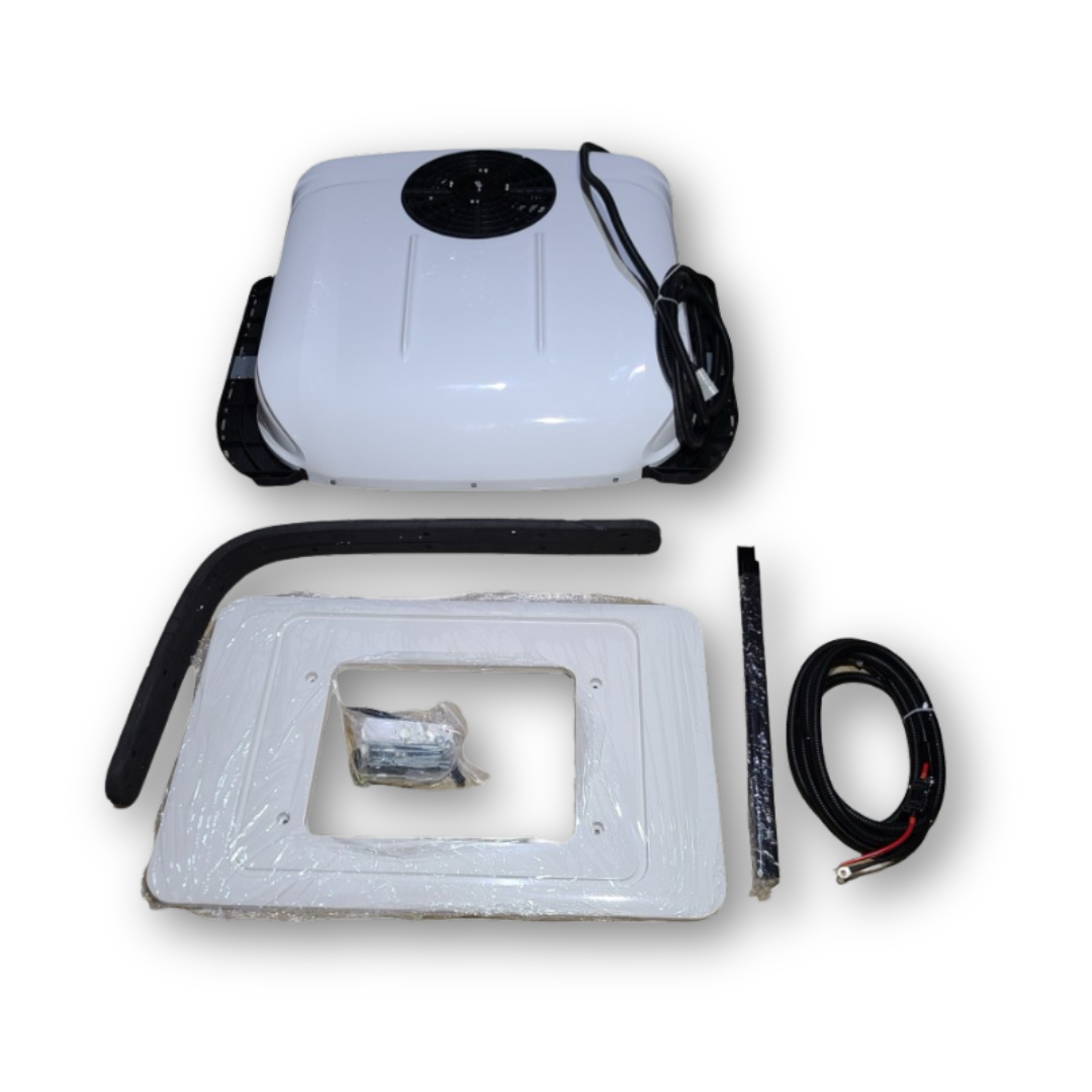 Автономный кондиционер 24V; Вес 38,5 кг; конденсаторный блок 970*828*195 мм; испарительный блок 785*535 мм, без фреона Автономный кондиционер 24V; Вес 38,5 кг; конденсаторный блок 970*828*195 мм; испарительный блок 785*535 мм, без фреона