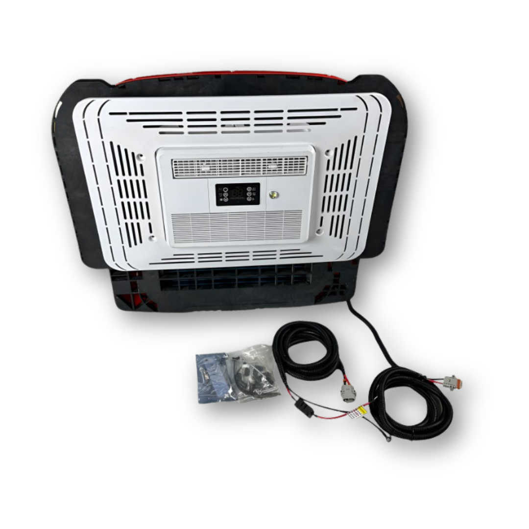 Автономный кондиционер 24V; Вес 38,5 кг; конденсаторный блок 970*828*195 мм; испарительный блок 785*535 мм, без фреона Автономный кондиционер 24V; Вес 38,5 кг; конденсаторный блок 970*828*195 мм; испарительный блок 785*535 мм, без фреона