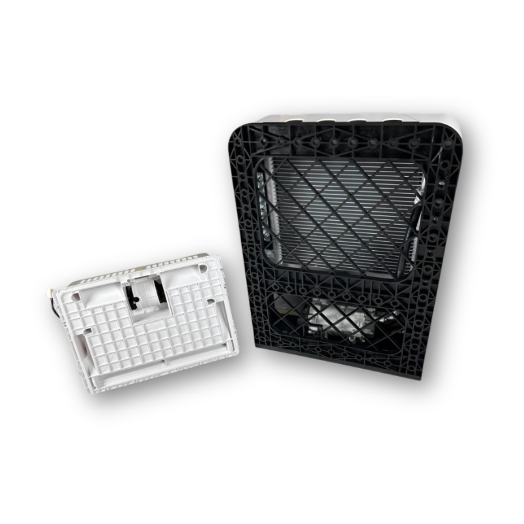 Стояночный автономный кондиционер 24V; Вес 26 кг; конденсаторный блок 490*660*210 мм; испарительный блок 455*335*165 мм; без фреона Стояночный автономный кондиционер 24V; Вес 26 кг; конденсаторный блок 490*660*210 мм; испарительный блок 455*335*165 мм; без фреона