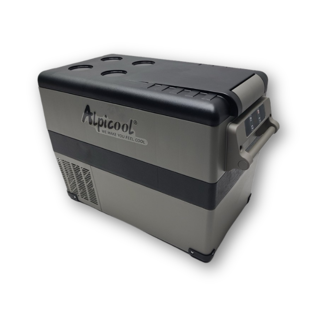 Автохолодильник компрессорный Alpicool; 40 л; 24 V (220 V); 708*398*524 мм (полезный объем 690*345*462 мм) Автохолодильник компрессорный Alpicool; 40 л; 24 V (220 V); 708*398*524 мм (полезный объем 690*345*462 мм)