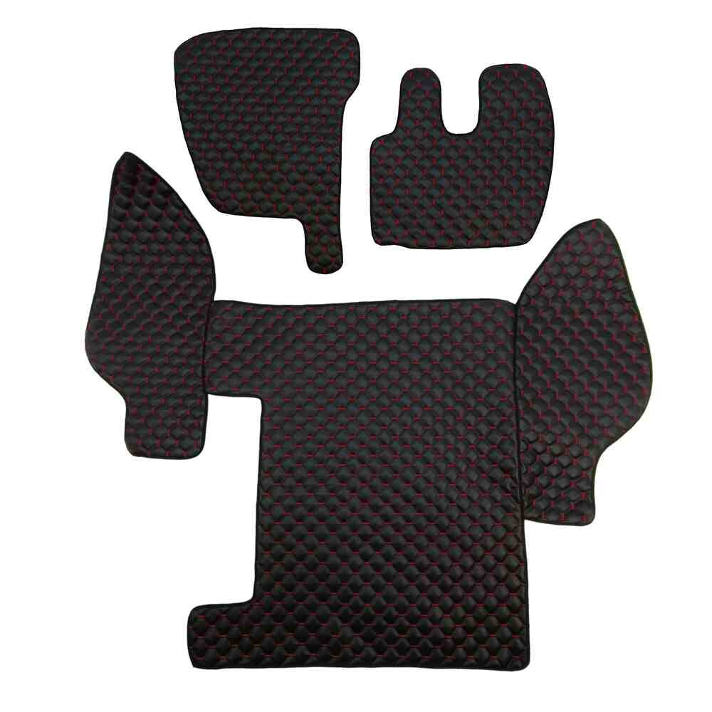 Килимок Екошкіра RENAULT Premium 2002-2005; АКПП, МКПП, чорний, Килимок Екошкіра RENAULT Premium 2002-2005; АКПП, МКПП, чорний,