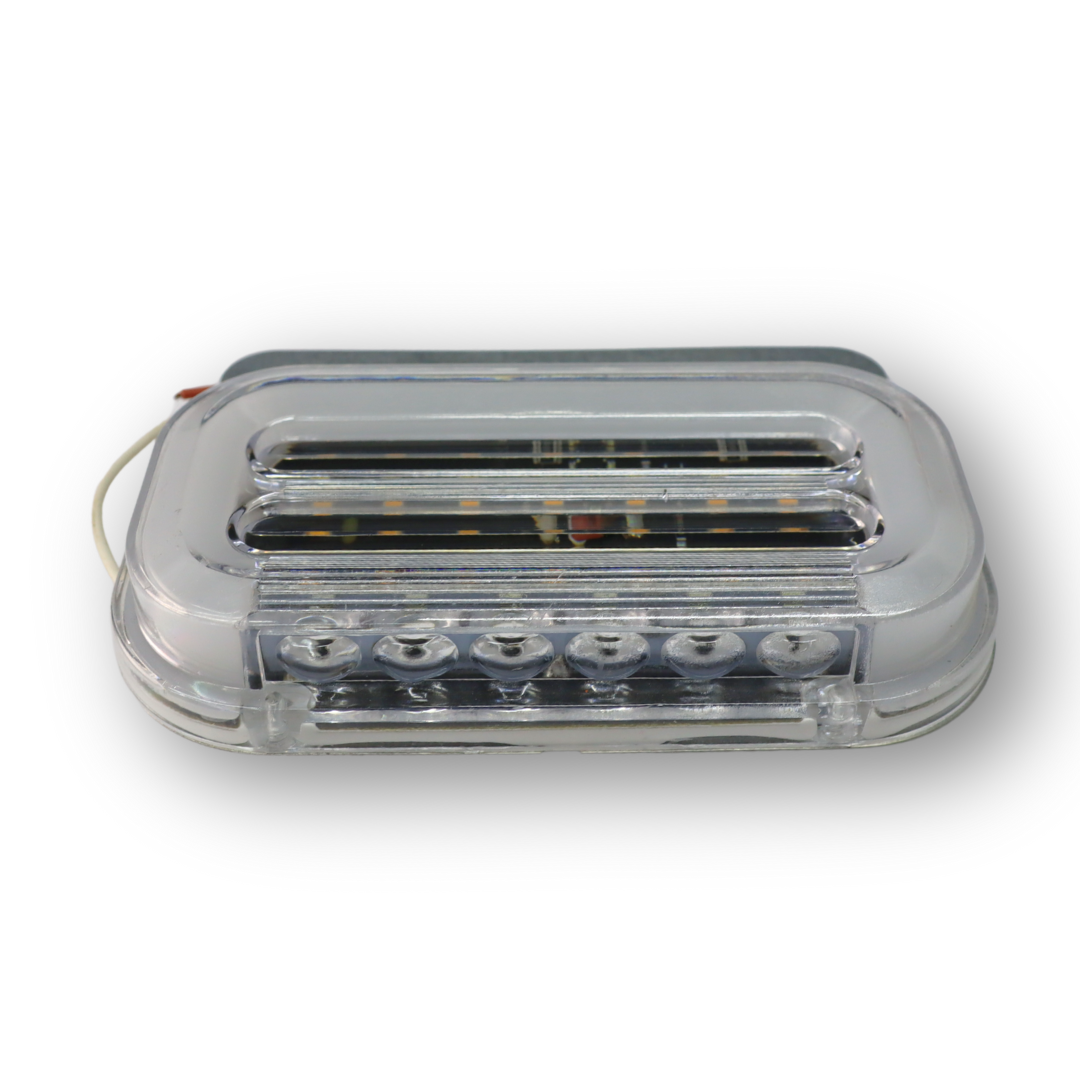 Фонарь габарит LED \бегущий указатель поворота \металлическое крепление \белый Фонарь габарит LED \бегущий указатель поворота \металлическое крепление \белый