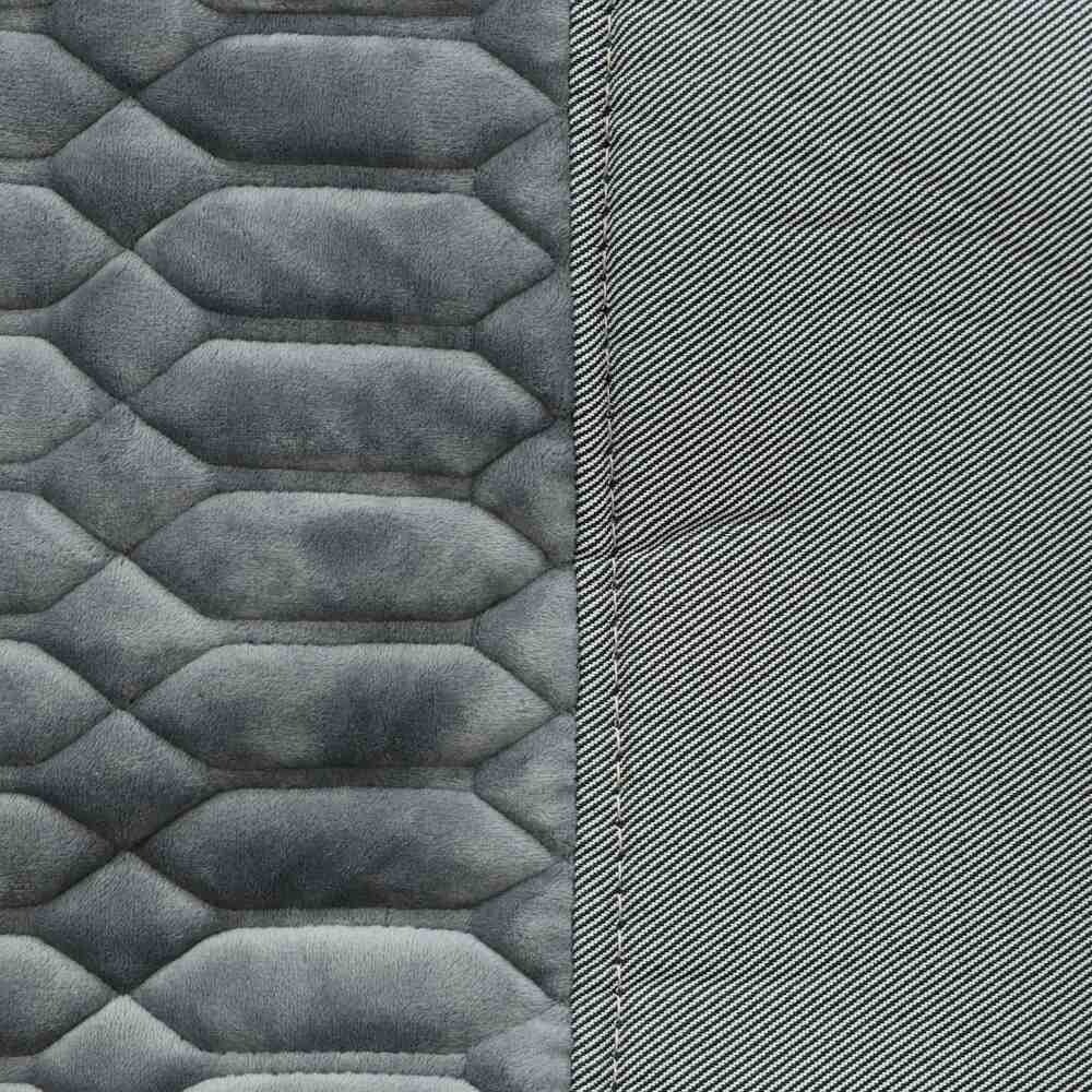 Чехол на сиденья KADIFE Велюр+Ткань VOLVO FH FM (2014-...)  (пилот) серый