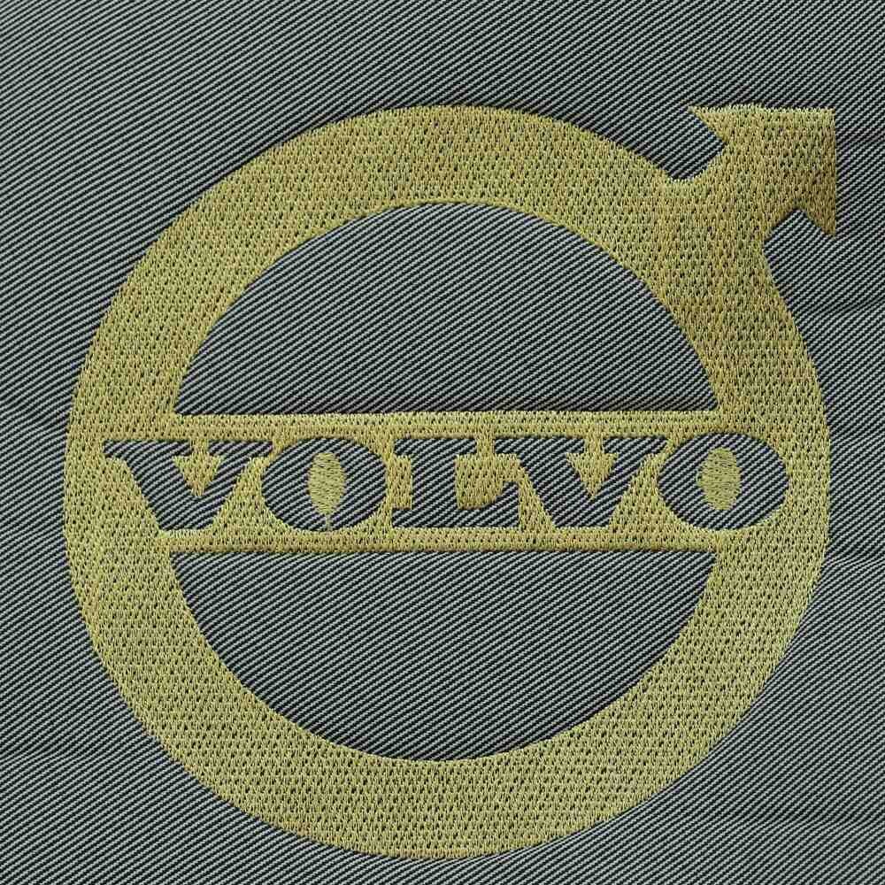 Чехол на сиденья KADIFE Велюр+Ткань VOLVO FH FM (2014-...)  (пилот) серый