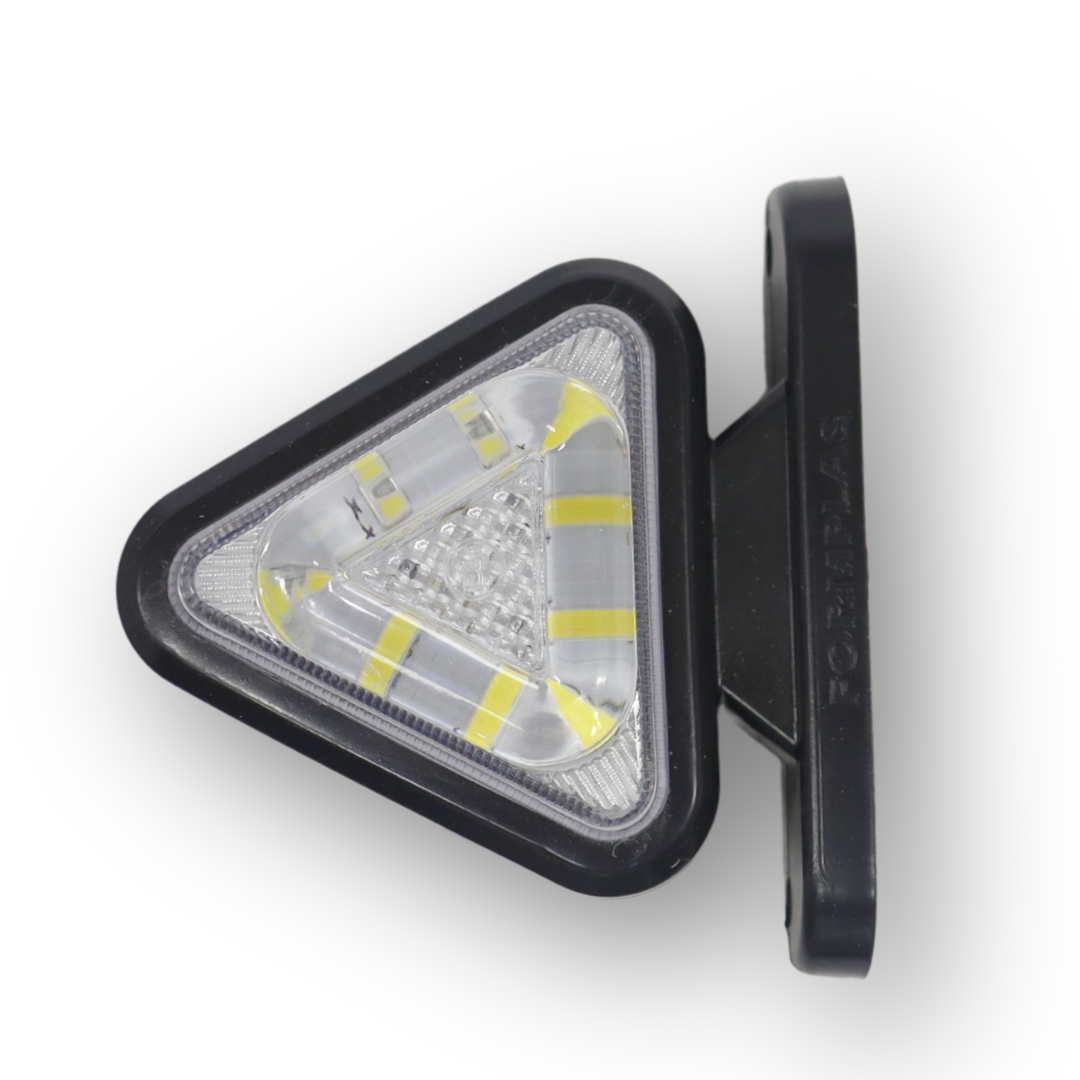 Габаритный фонарь треугольный красно-белый Габаритный фонарь треугольный красно-белый