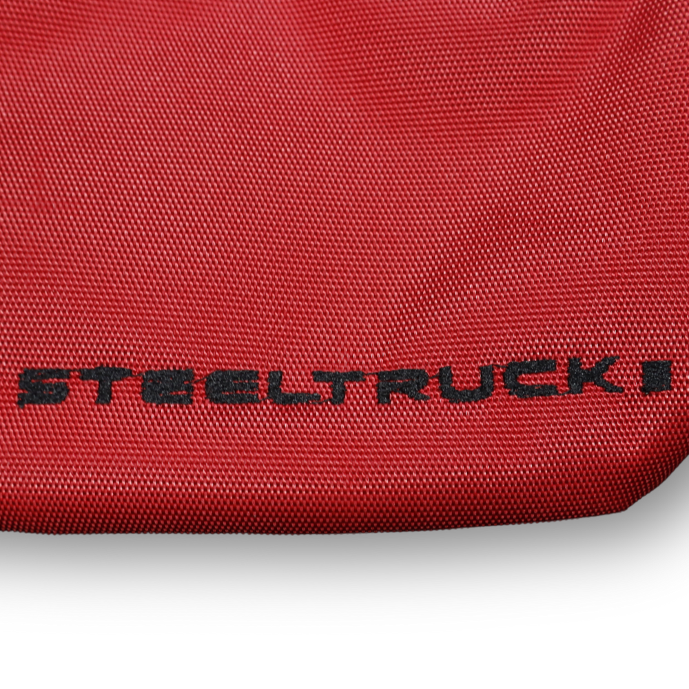 Сумка на пояс красная