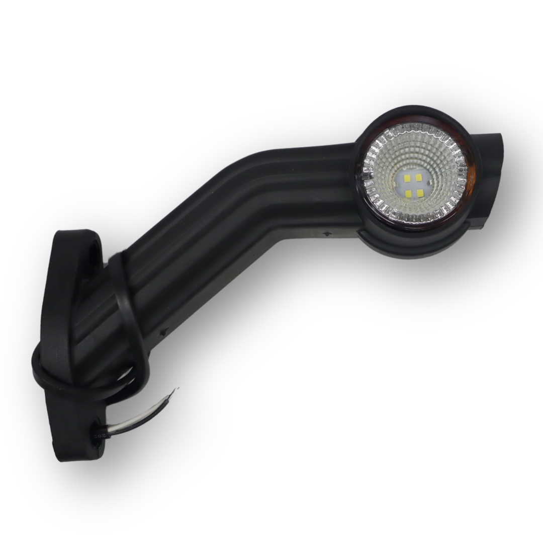 Фонарь габаритный рог LED; кривой; 19 см; левый (Fristom)