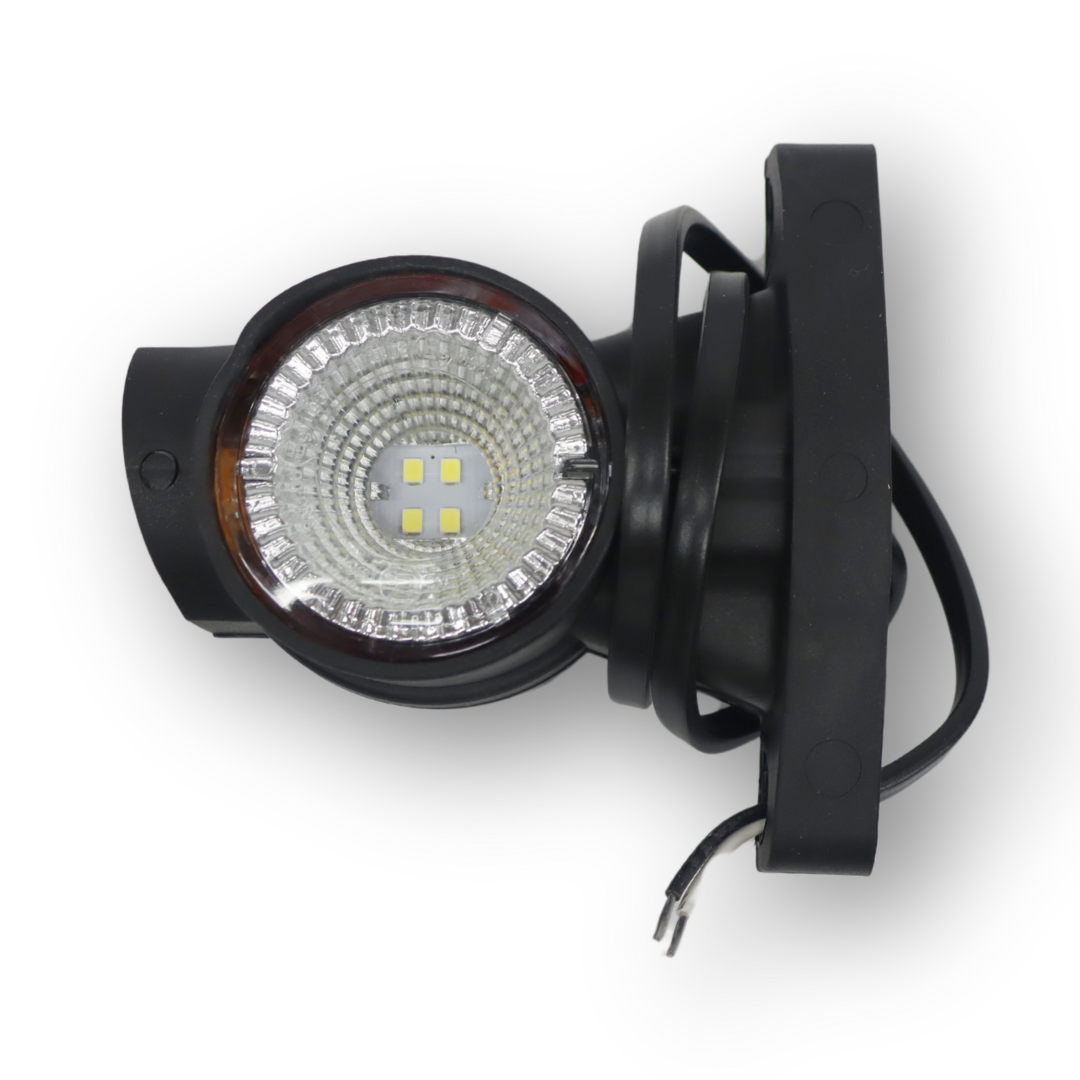 Фонарь габаритный рог LED; 10 см; правый (Fristom) Фонарь габаритный рог LED; 10 см; правый (Fristom)