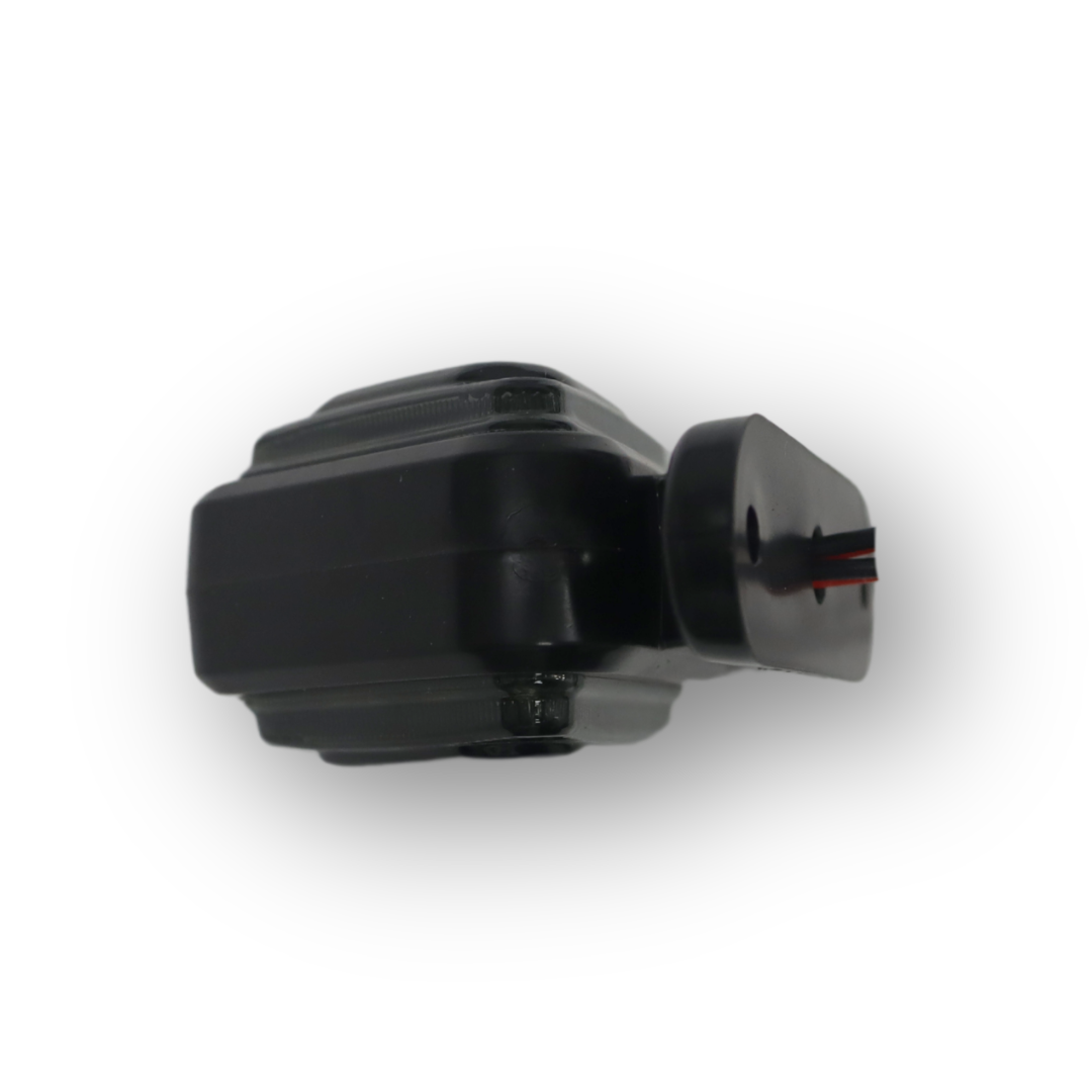 Габаритный фонарь треугольный; красно-желтый «GRAPHITE»; 12-24V (F.PLAS)