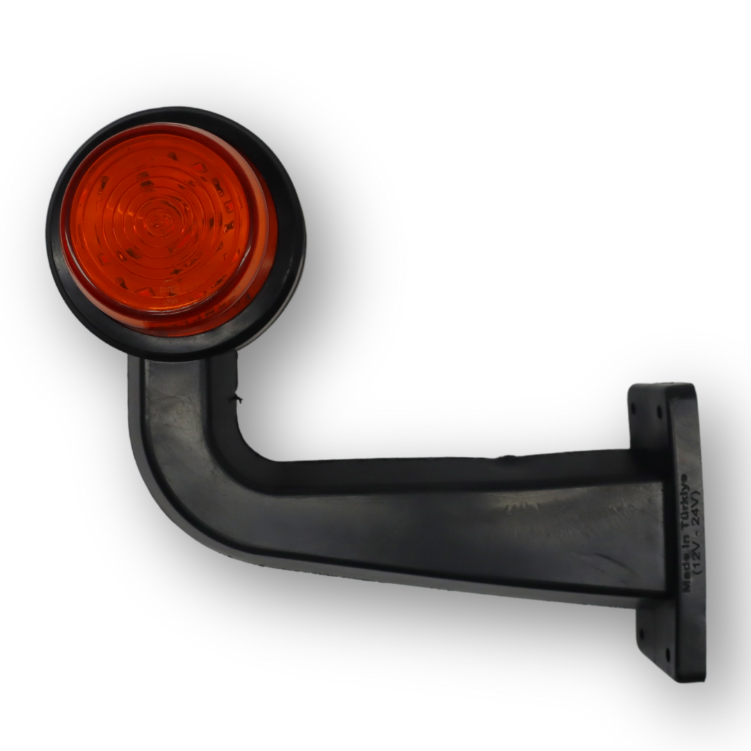 Фонарь габаритный рог; красно-желтый; LED; 12-24V; кривой 20 см (F.PLAS) Фонарь габаритный рог; красно-желтый; LED; 12-24V; кривой 20 см (F.PLAS)